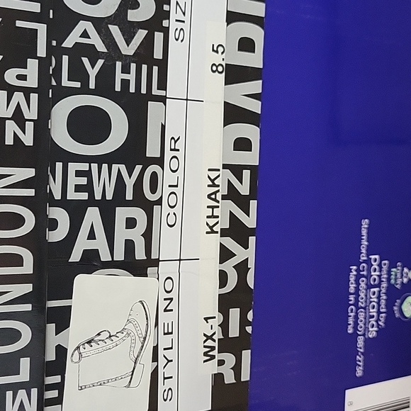 Jacobies Khaki Ankle Zip Boots Size 8.5 - Picture 2 of 11